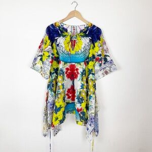 JOHNNY WAS Multicolor Floral Blouse, M